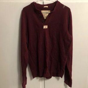 Maroon/Burgundy Abercrombie and Fitch long sleeve
